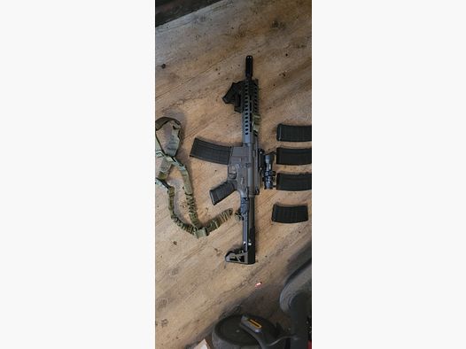 Echt geile M4 King Arms Upgrade 2 komplett 