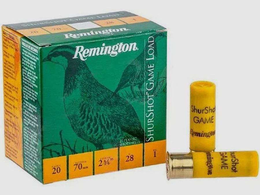 Jachtpatronen 20/70 REMINGTON Shurshot 28gr. P-8