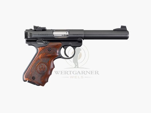 Ruger Mark IV Target Pistol Kal.22lr,Blued,Laminate Target Grip,10+1
