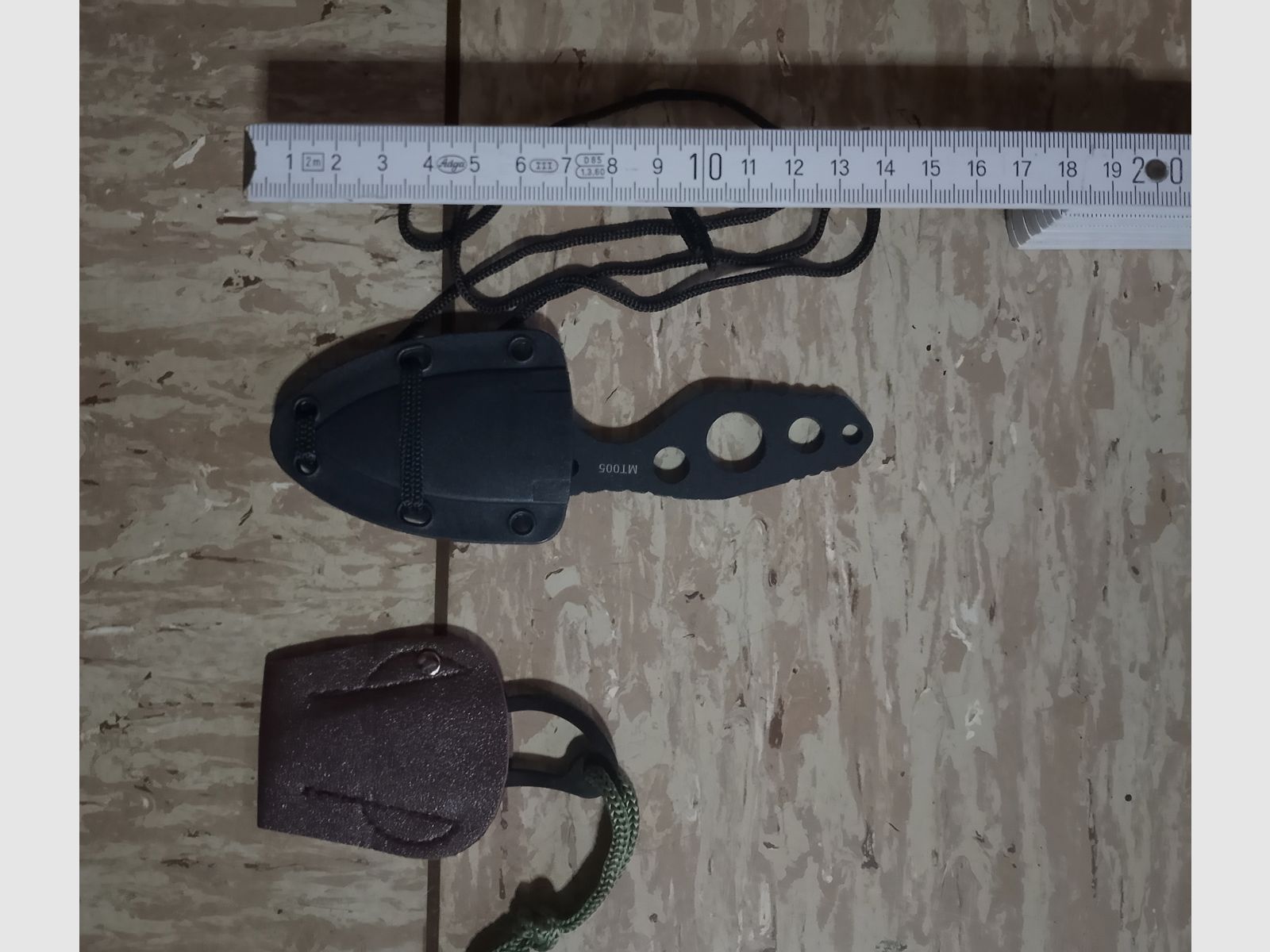 2 Kleine Taschenmesser Brieföffner Anglermesser Pocket Knife Mini black mit scheide set neu