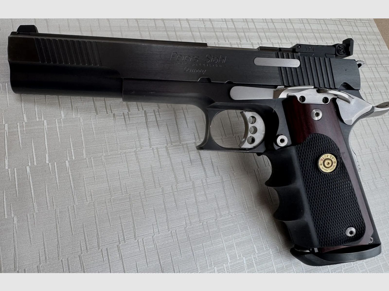 Pistole Peters Stahl Multikaliber – Kaliber .45 ACP, 6-Zoll-Lauf