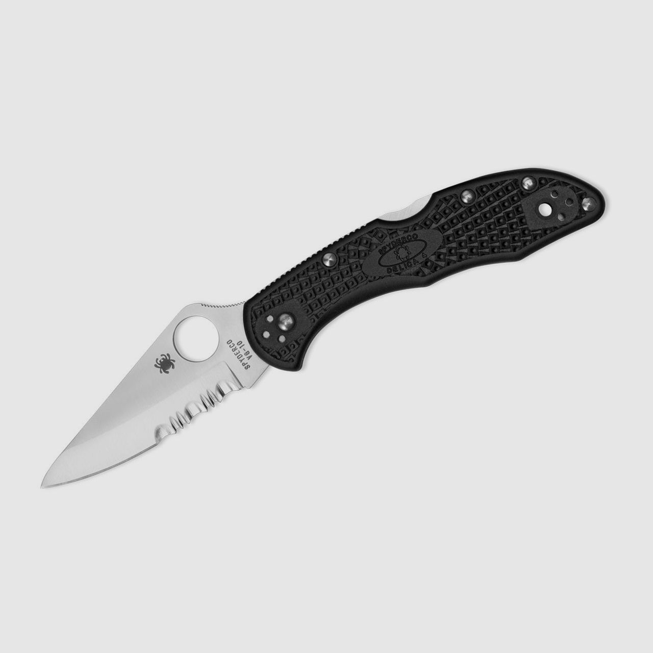 Taschenmesser Delica 4 Lightweight Black Combination