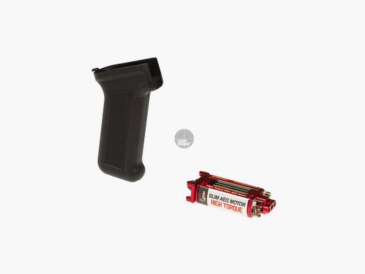 Ares High Torque Slim Motor + AK Slim Pistol Grip-Schwarz