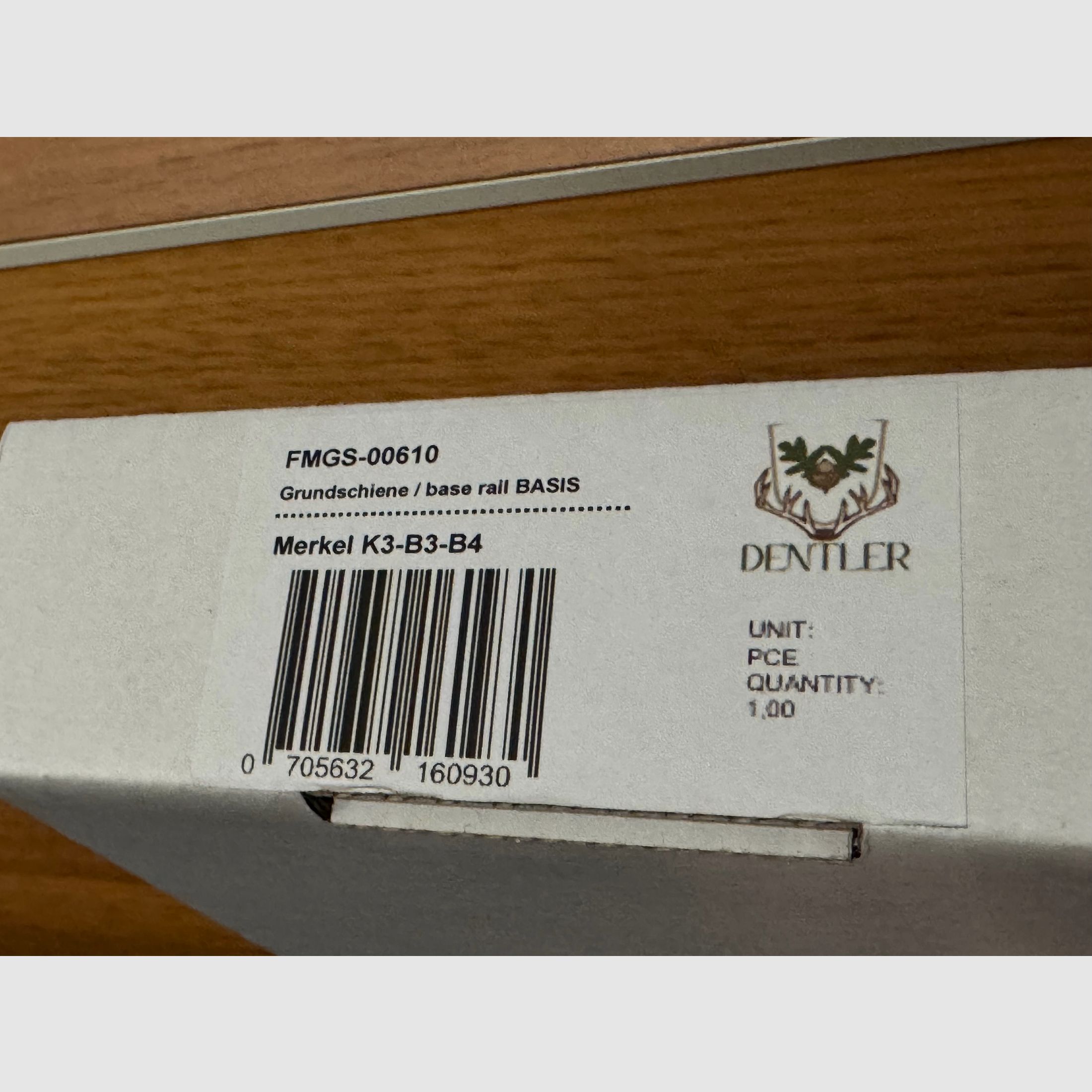 Dentler Basis Grundschiene Merkel B3/B4/K3 NOWY!!!