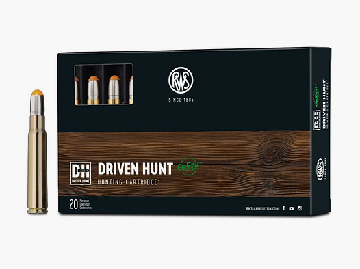 RWS 8x57IS Driven Hunt Green 160grs Deformation 20 Schuss