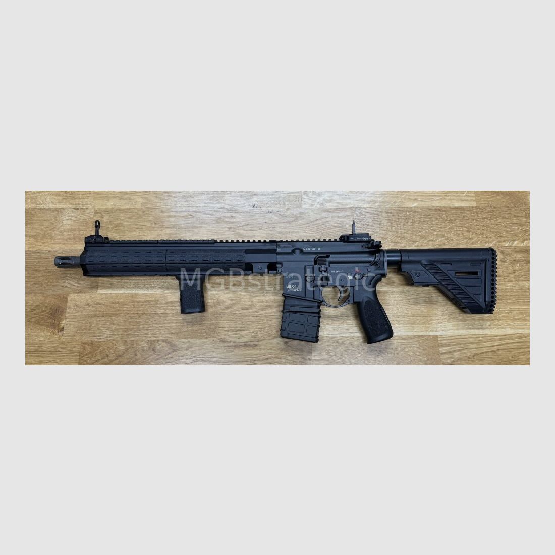 Heckler & Koch GmbH MR223 A3 Sport 14,5" wersja specjalna MGBs - długi uchwyt - końcówka QD - zatrzymanie ręki