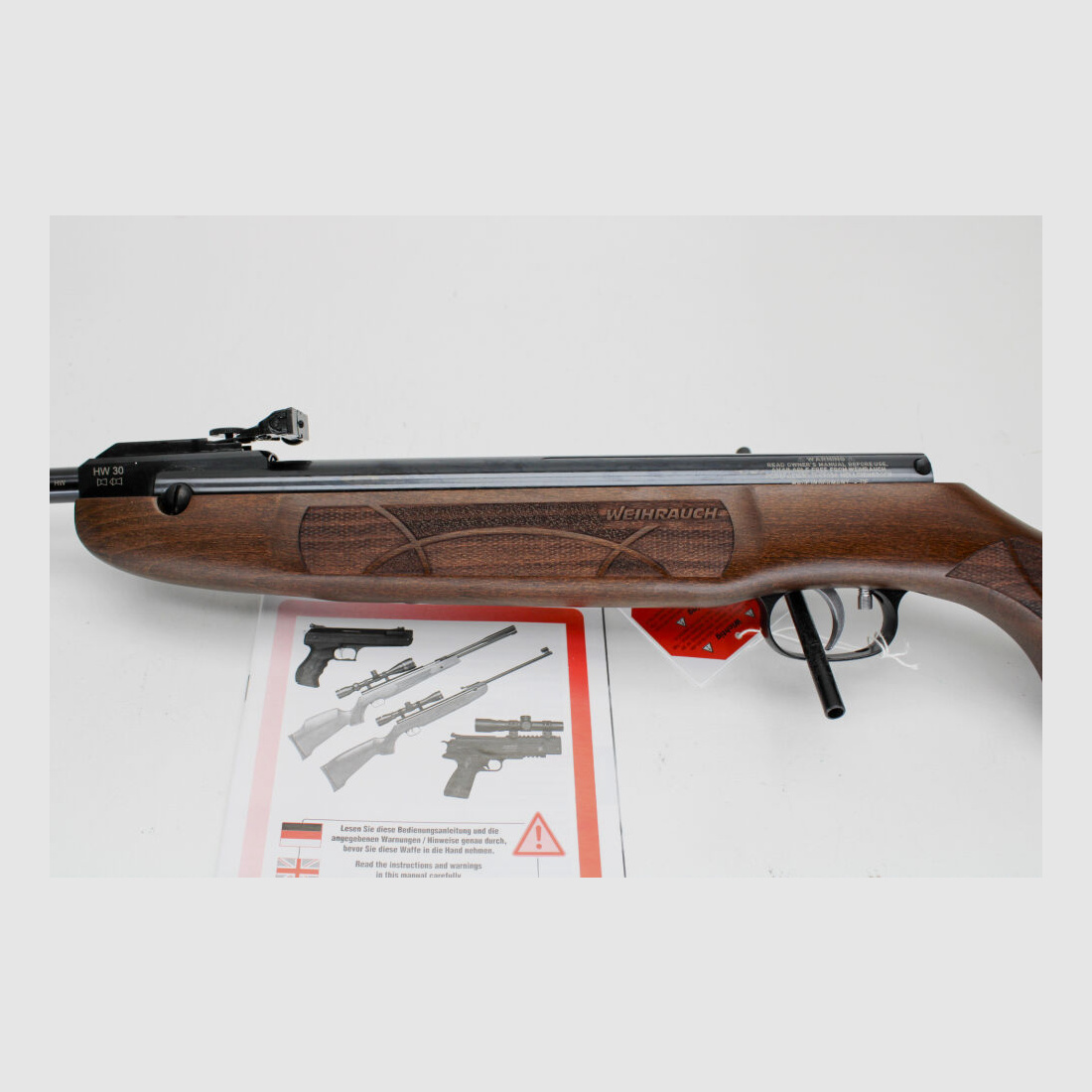 Carabine à air LG Weihrauch HW 30 S calibre 4,5mm crosse