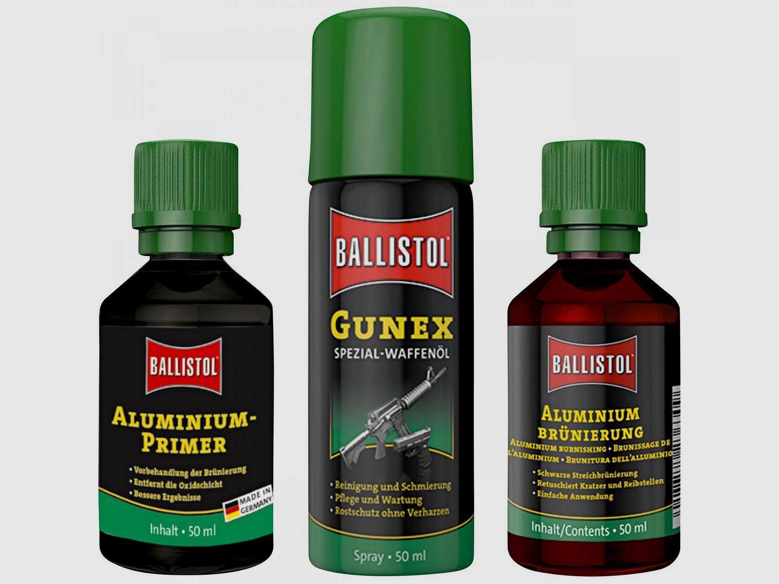 Aluminium Brünier Set