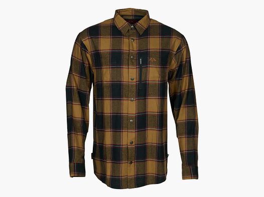 Swedteam Crest Baumwollhemd Herren Dark Sand M