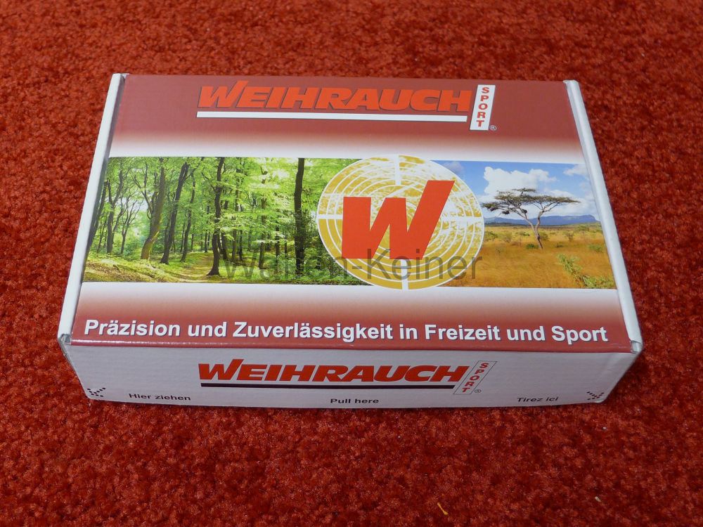 Weihrauch HW 37 brüniert mit Holzgriffschalen