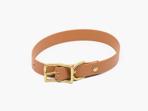 Stilhütte Halsband Biothane cognac