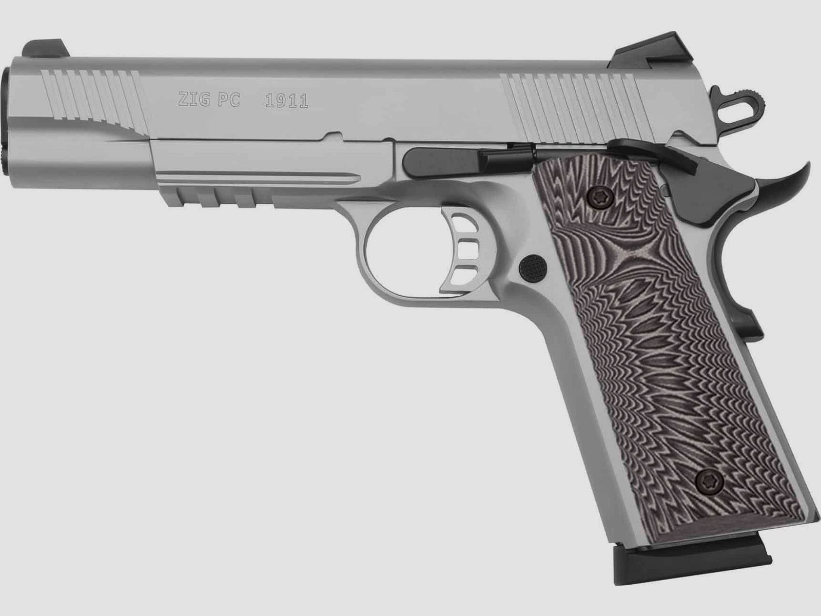 Pistolet TISAS ZIG PC 1911 ze stali nierdzewnej