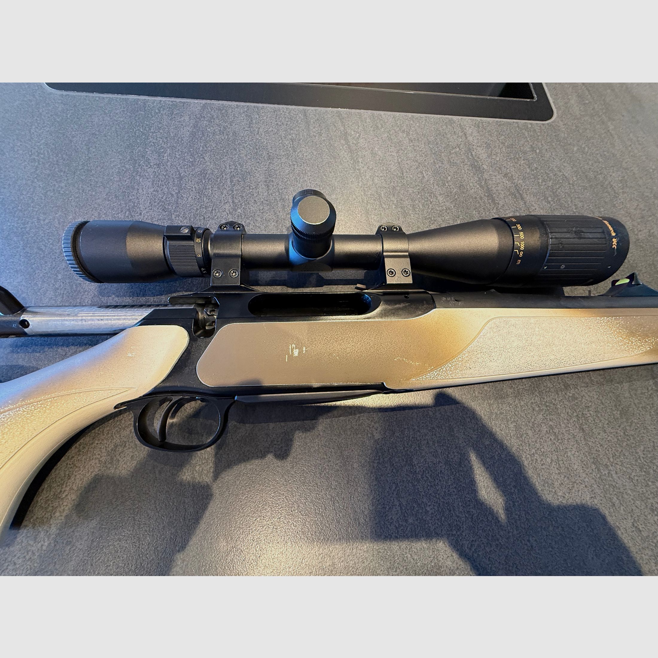 Sauer 202 repeating rifle in caliber .308 Winchester with Nikon Monarch UCC 6.5–20× scope
