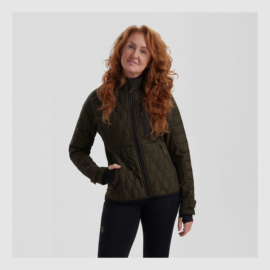 Lady Mossdale Steppjacke - Forest Green – Kleidergröße Damen: 40