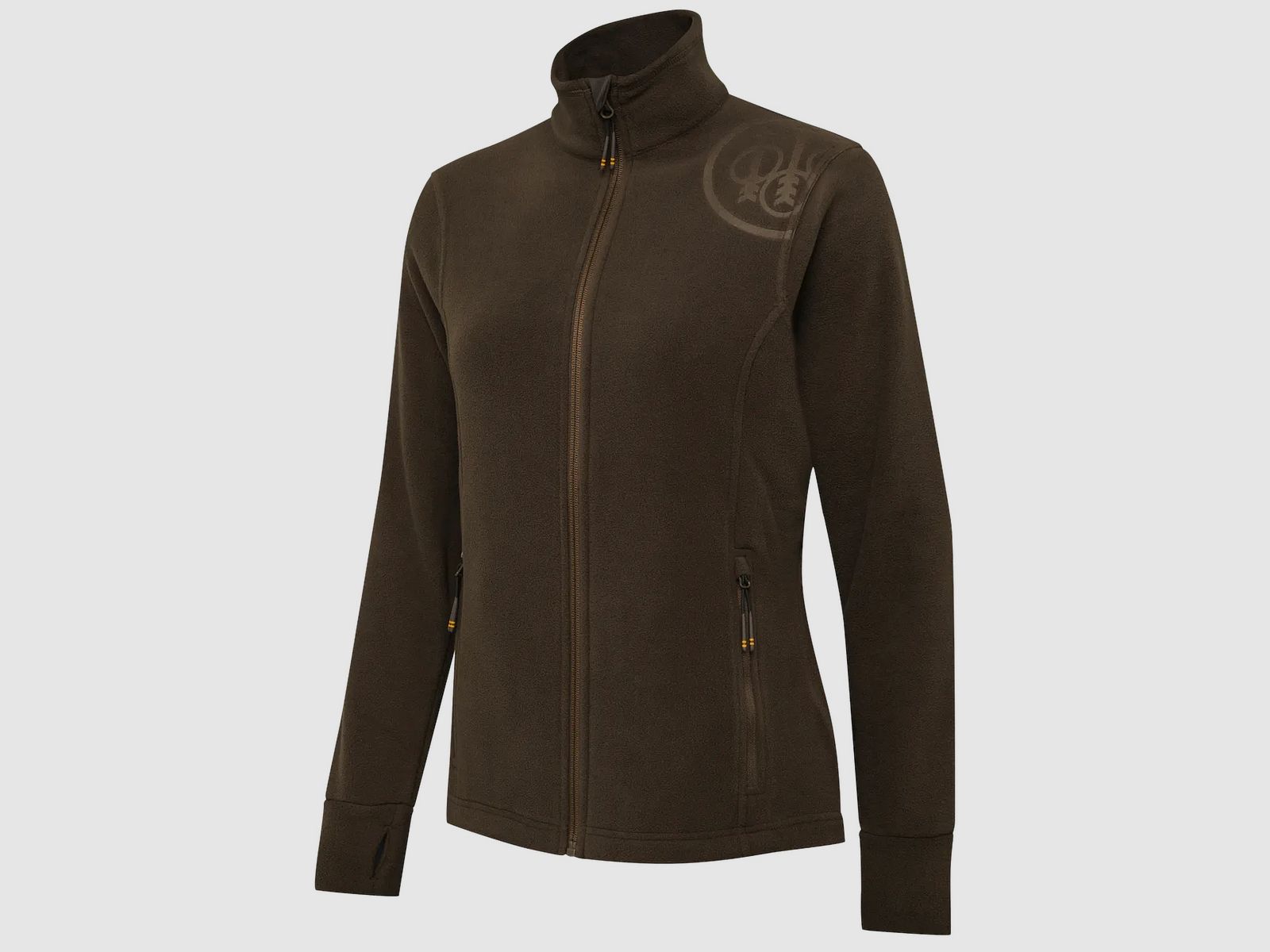 Women's jacket Beretta HP Logo Full Zip P3751 - Brown Bark, image 1 of 5