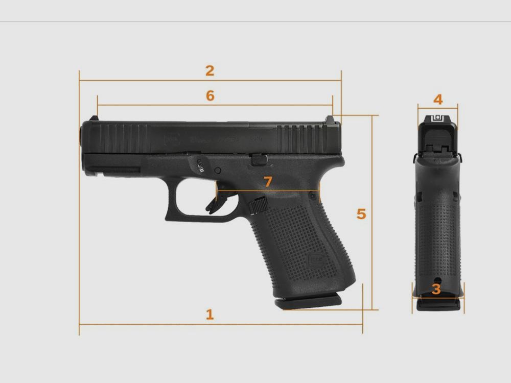 Glock 19 Gen 5 M.O.S.