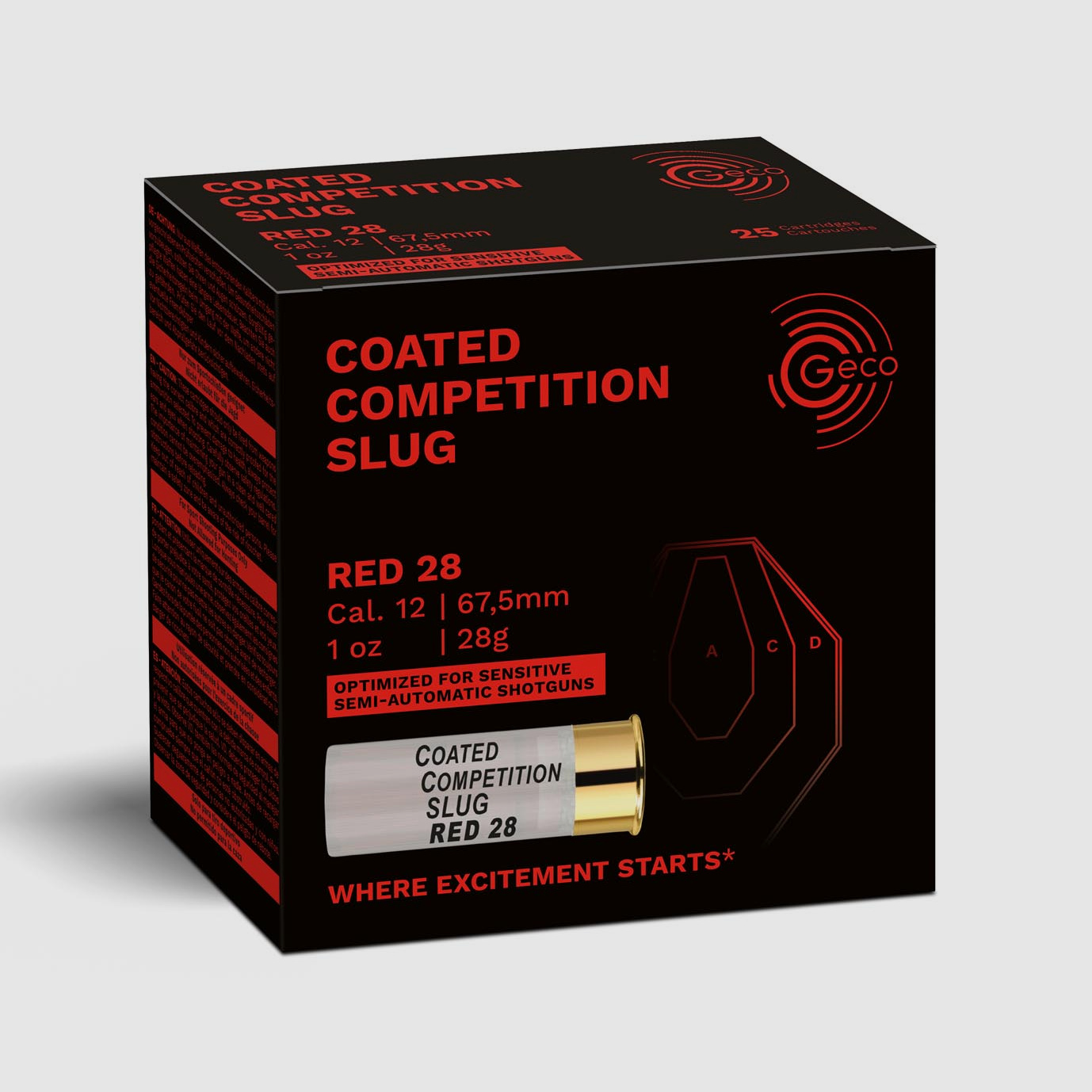 Geco 12/67,5 Competition Slug 28g