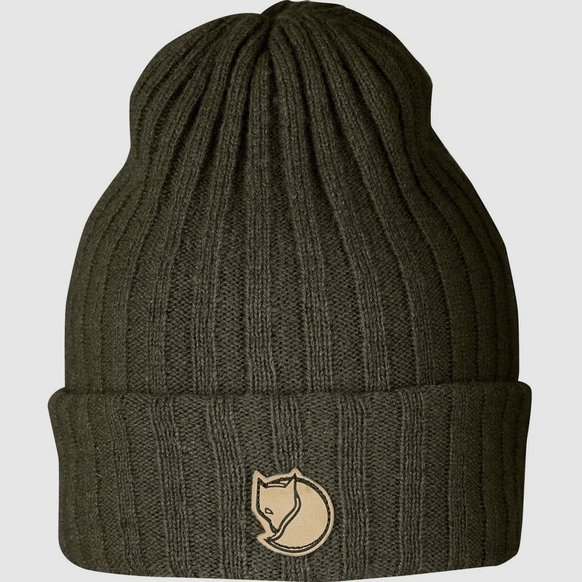 Fjällräven Strickmütze Byron Hat Dark Olive - Taupe