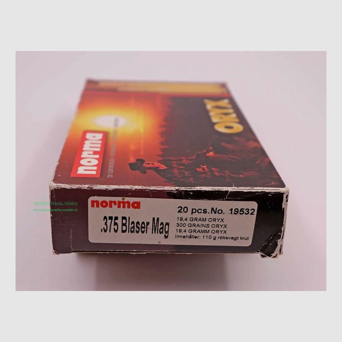 Cartuchos de rifle Norma .375 Blaser Mag