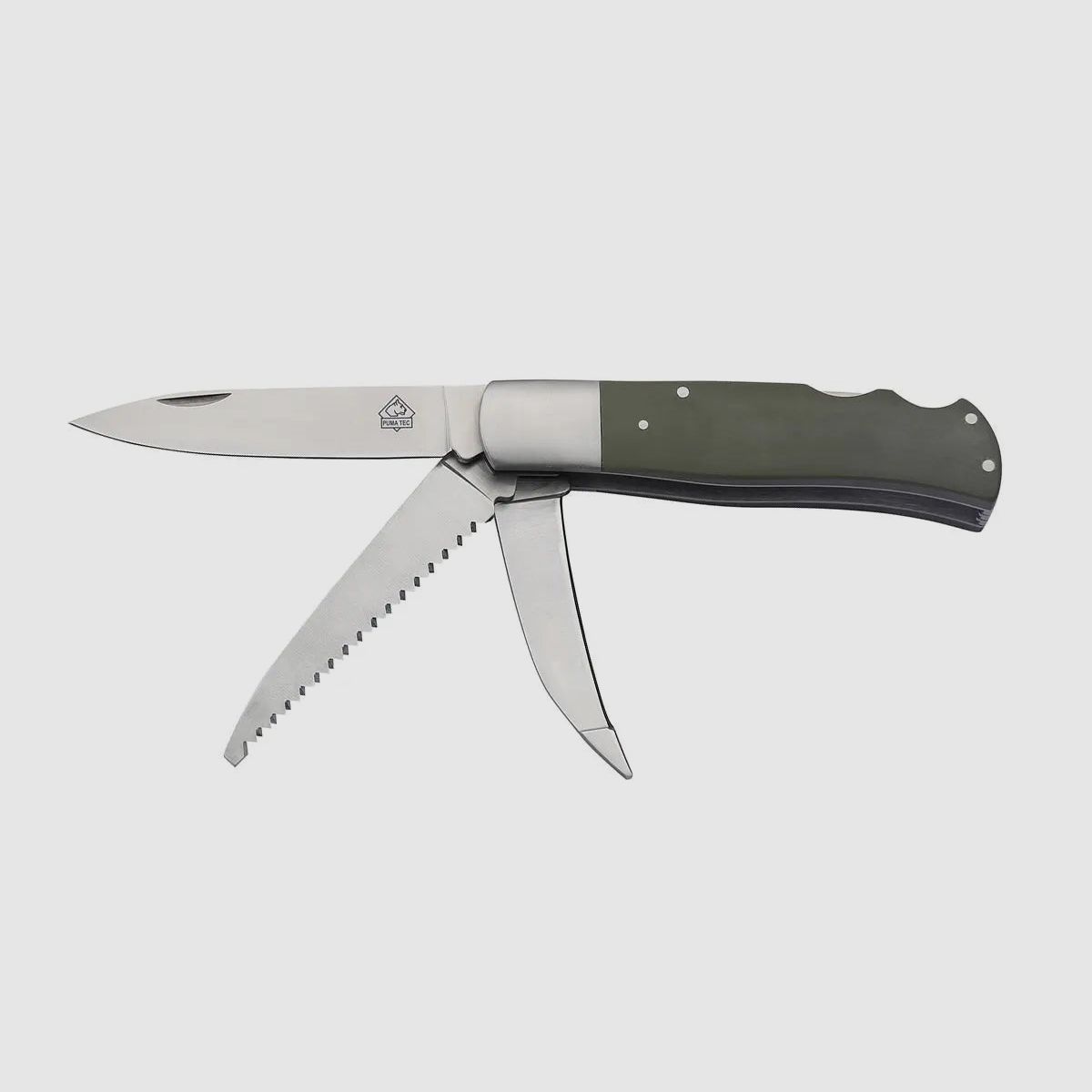 PUMA TEC Jagdtaschenmesser G10 green