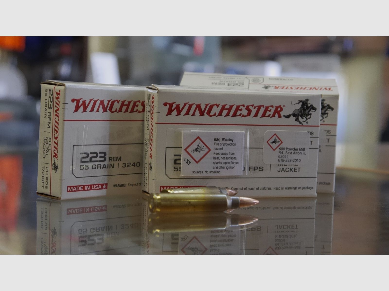 Winchester 223r 55grani FMJ