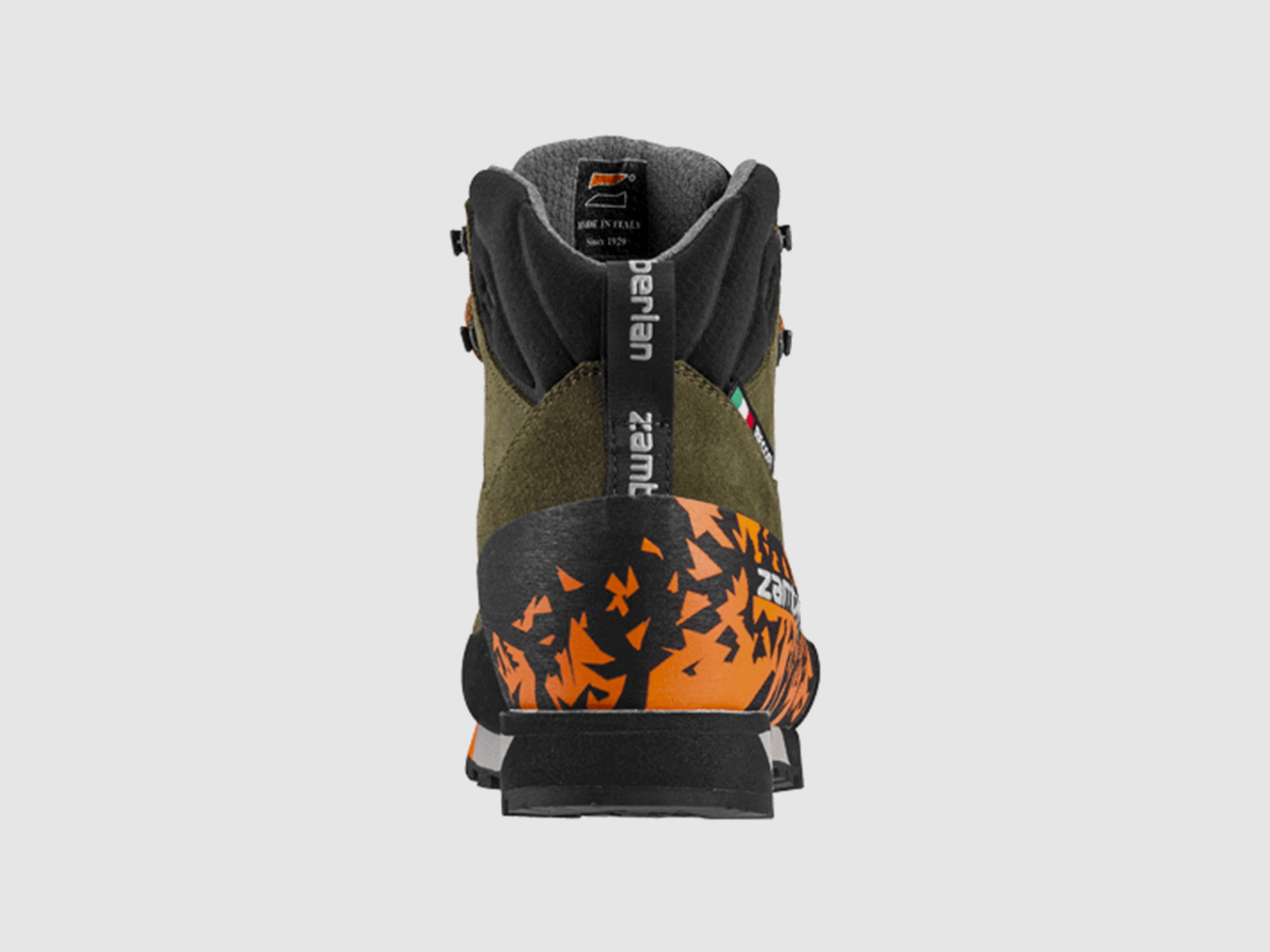 SCHOENEN – ZAMBERLAN – 226 SALATHE’ TREK GTX Donkergroen/Oranje, afbeelding 5 van 7