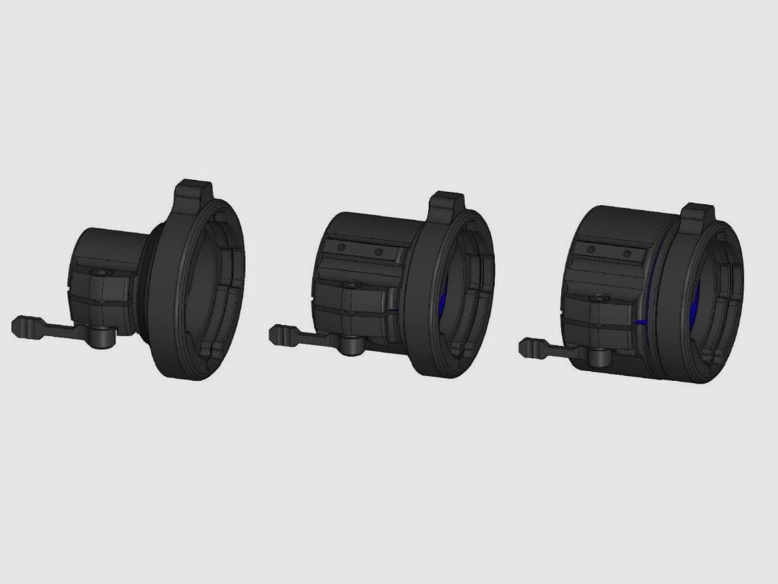 Rusan modulaire adapter - klem