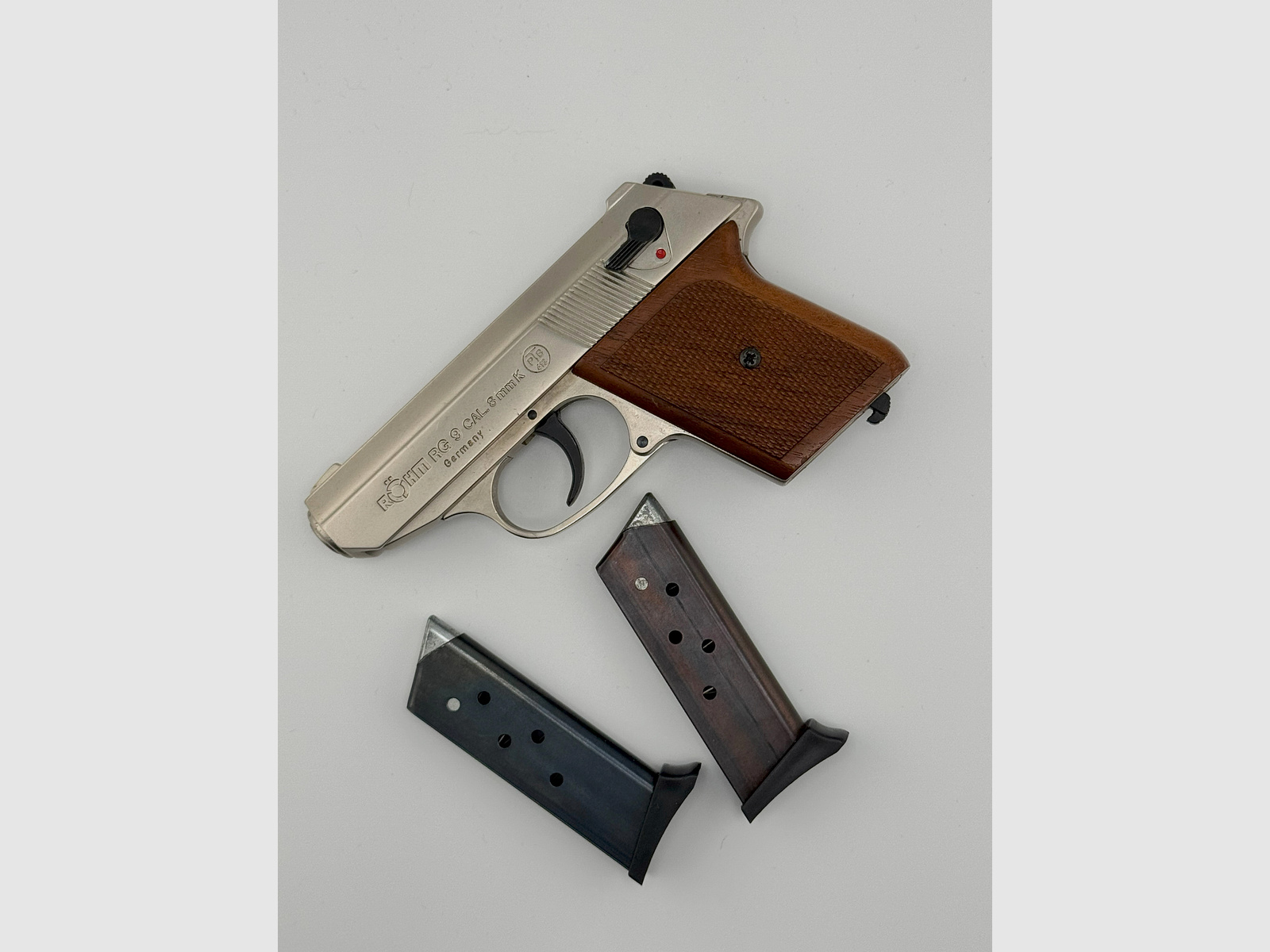 Röhm RG 9 nichelato - PTB 413 - Anno di prova KC (1992)