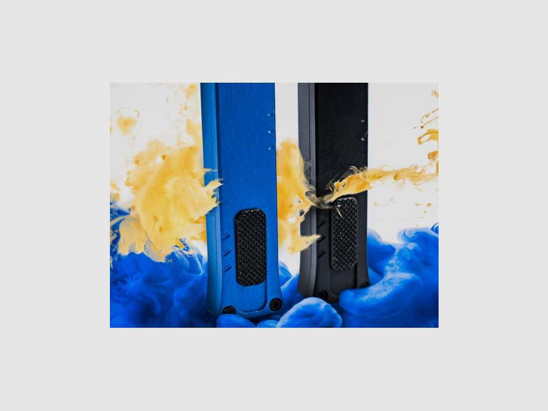 Böker Plus Micro USB OTF Blu Automatico Coltello a molla BKA legale