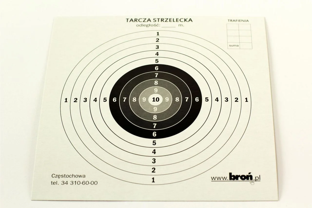 2x Tarcze papierowe 14x14 cm 100 szt. (3.1414), zdjęcie 2 z 4