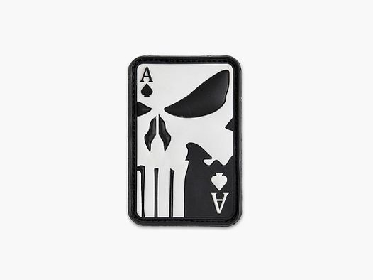 OPENLAND TACTICAL NERG – PATCH AUS GUMMI ASSO DI PICCHE PUNISHER | SCHWARZ