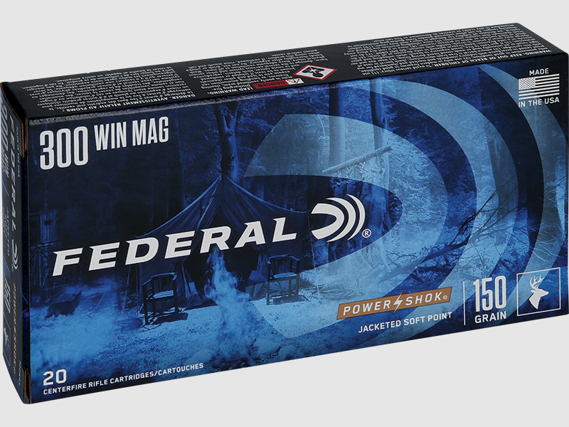 Cartouches Federal Power Shok Calibre 300 Win Mag, image 2 sur 6