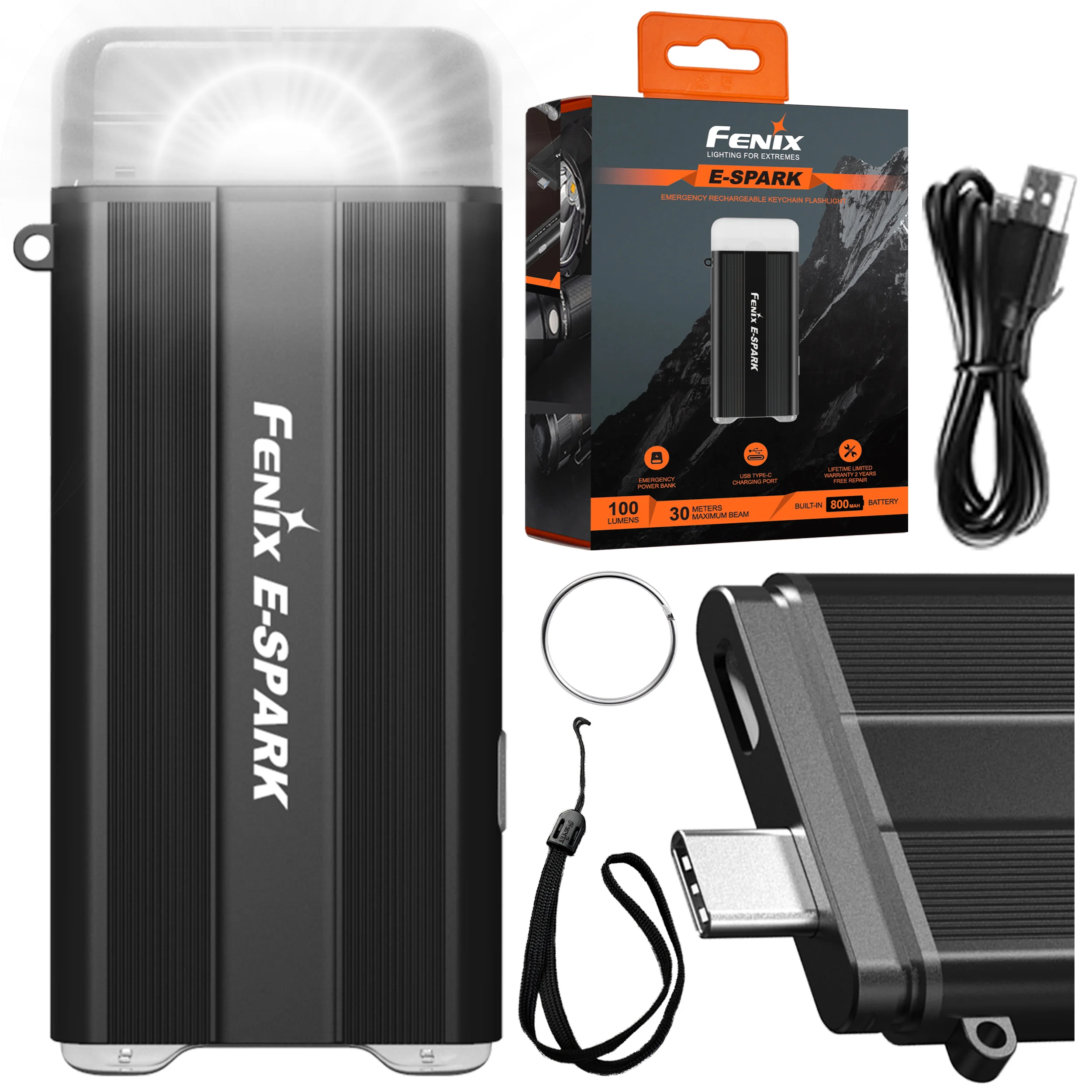 LED flashlight Fenix E-SPARK, image 26 of 26