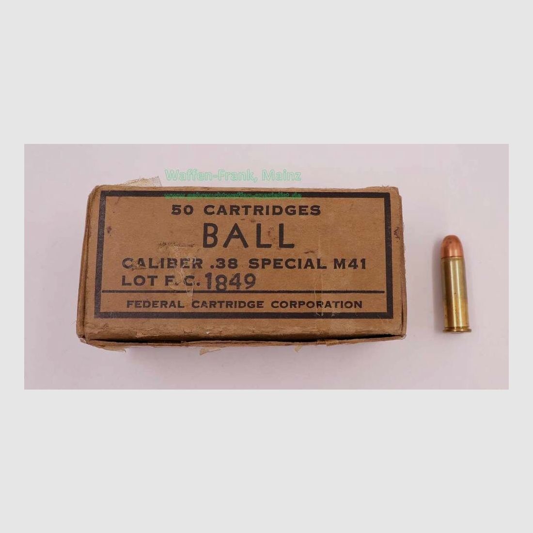 Federal / USA Revolverpatronen .38special/M41