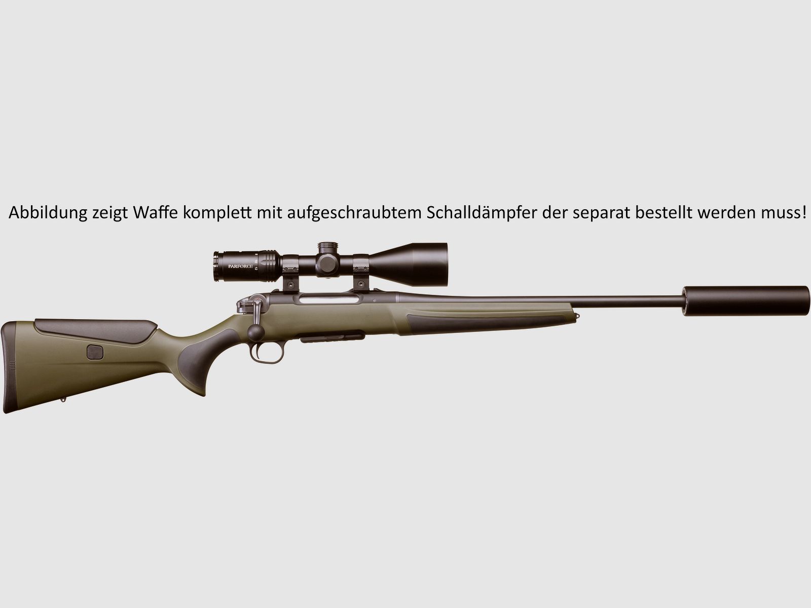 Offerta completa Haenel NXT Composite con Parforce PZ1 3-12x56i PA, calibro .308 Win.