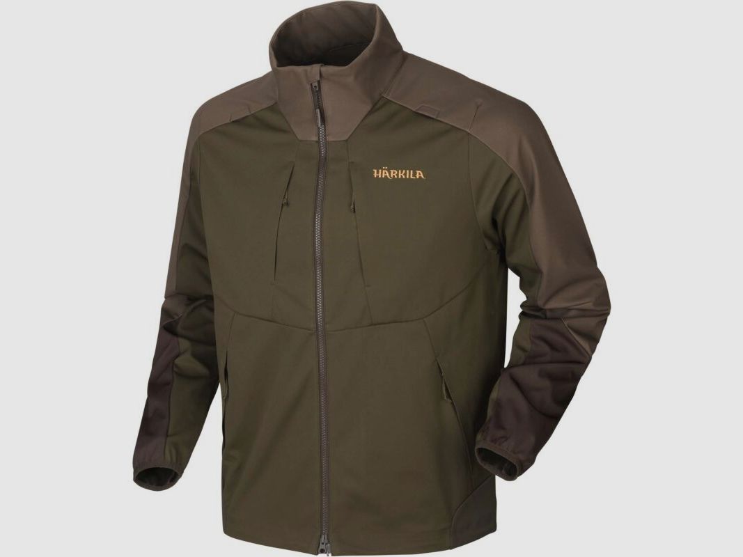 Härkila Magni Fleecejacke Willow green/Shadow brown