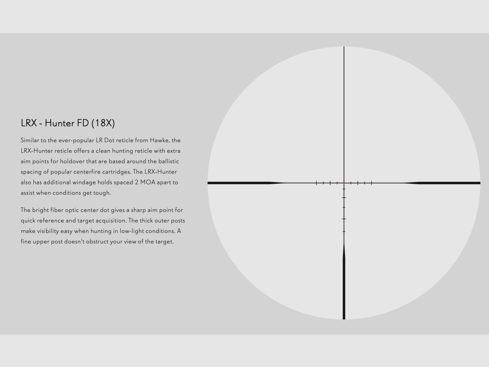 HAWKE 16433 ENDURANCE 30 FD 3-18x44 SF LRX JAGD FD 18X ABSEHEN