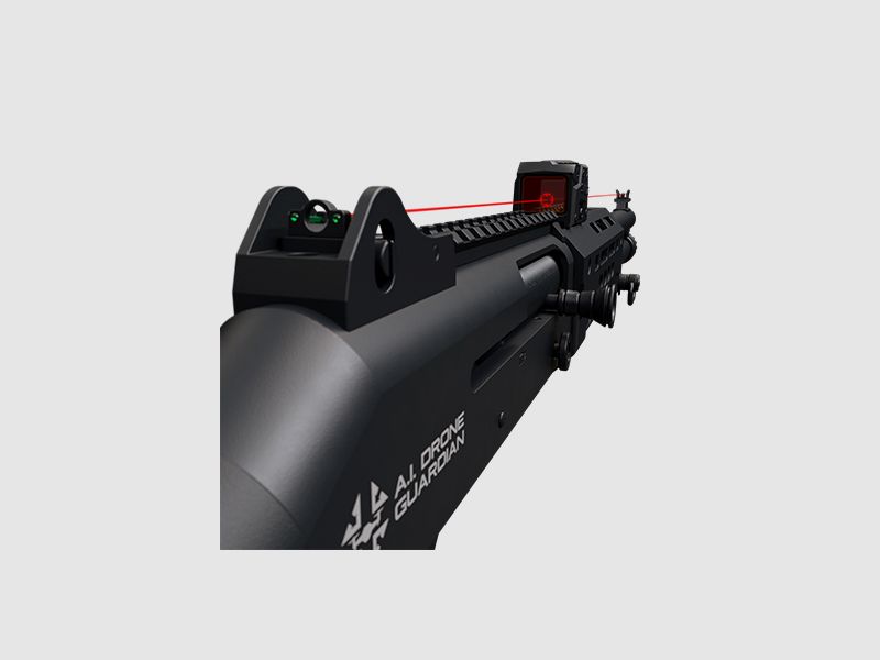 Halbautomat Benelli M4 A.I. Drone Guardian 12/76 , LL47cm, 6Patronen, Teleskopschaft, Steiner MPS-CD, Bild 2 von 4