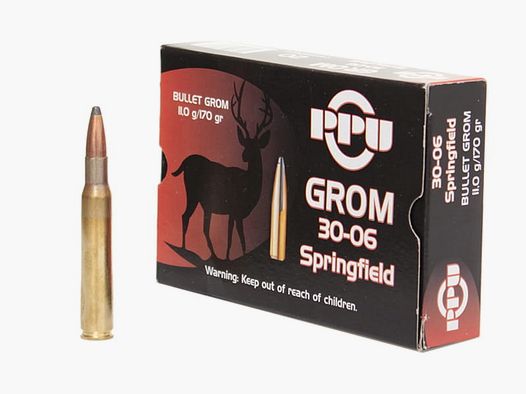 Amunicja PPU kal. 8x57 IS 12,0g/GROM, opakowanie 20 szt.