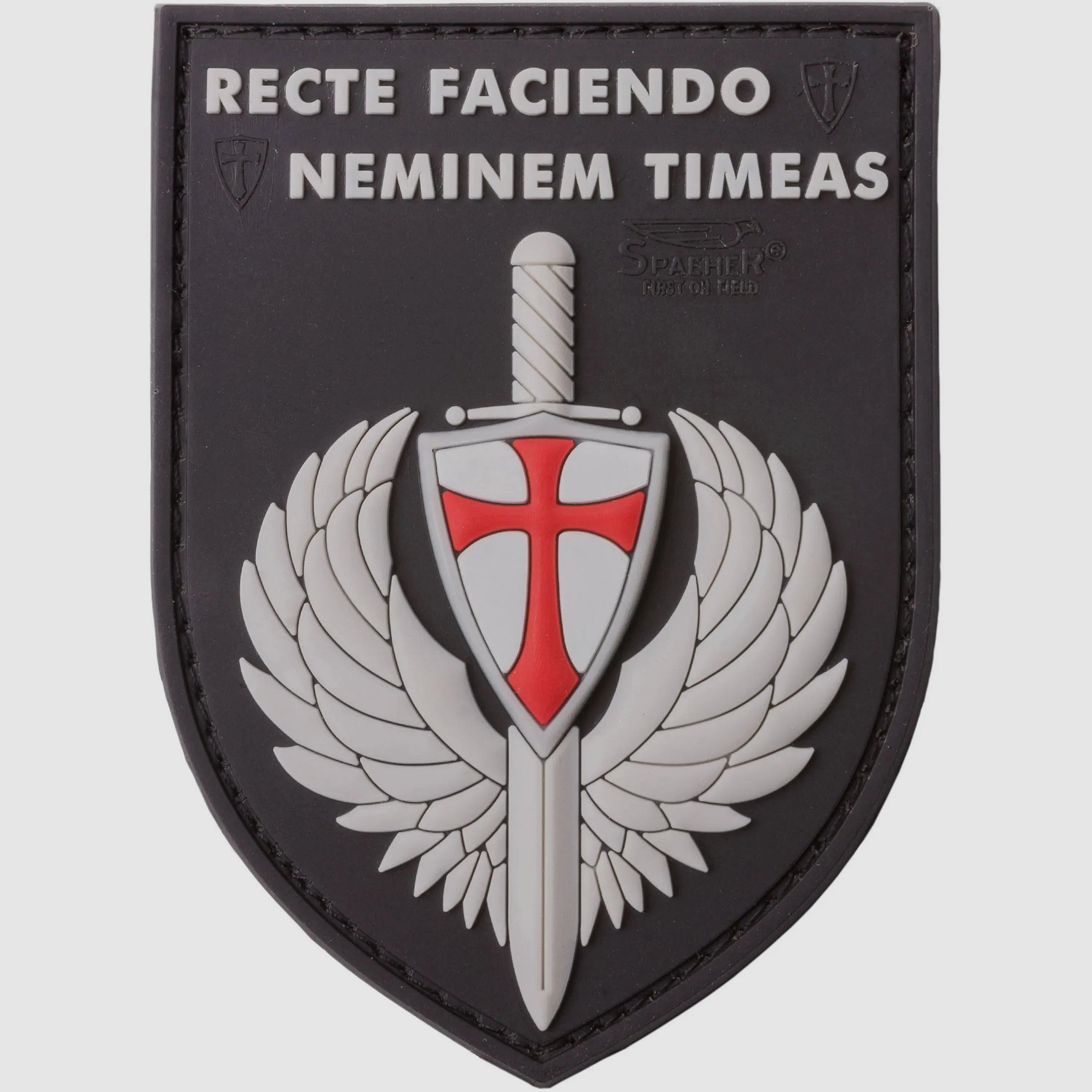 Jackets To Go JTG 3D Patch Recte Faciendo Neminem Timeas