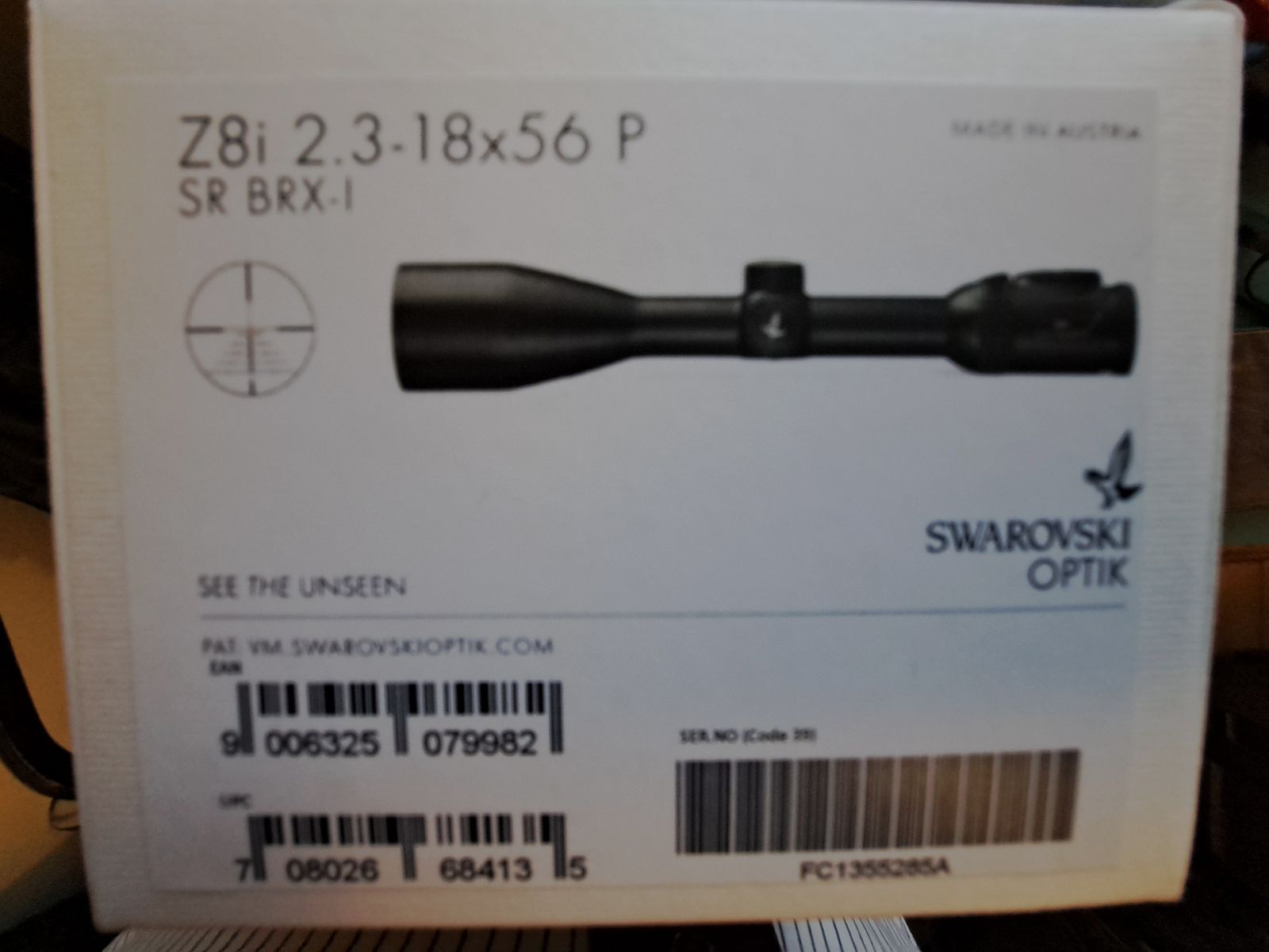 Swarovski Z8i 2.3-18x56 SR mit Schiene NEU!! inkl OVP kein Zeiss Leica