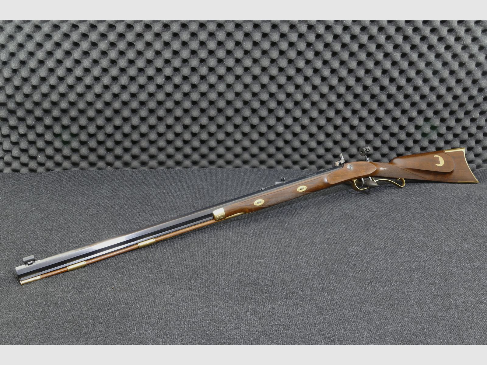Volrderladergewehr Ardesa Hawken Match Rifle Creedmore - R-3081-C - , .45BlackPowder con diopter, molto curato (12)