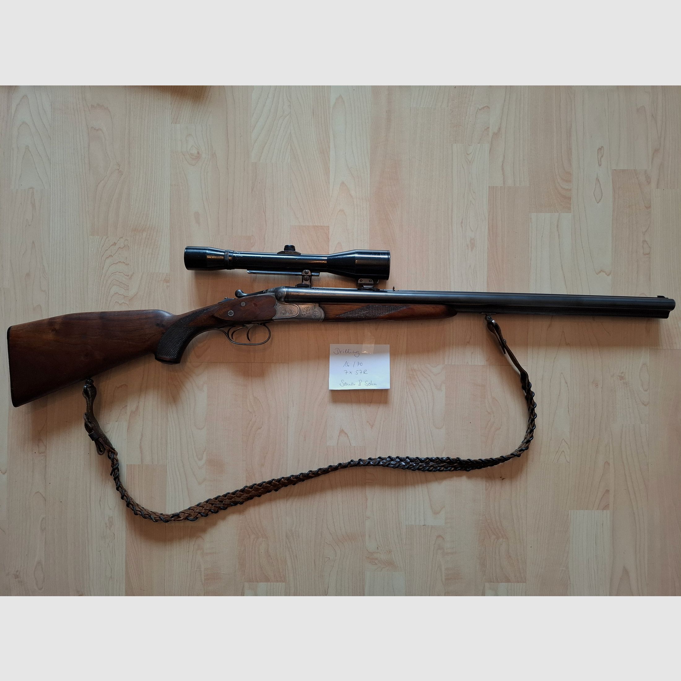 Sauer & Sohn Drilling 7x57R 16/70