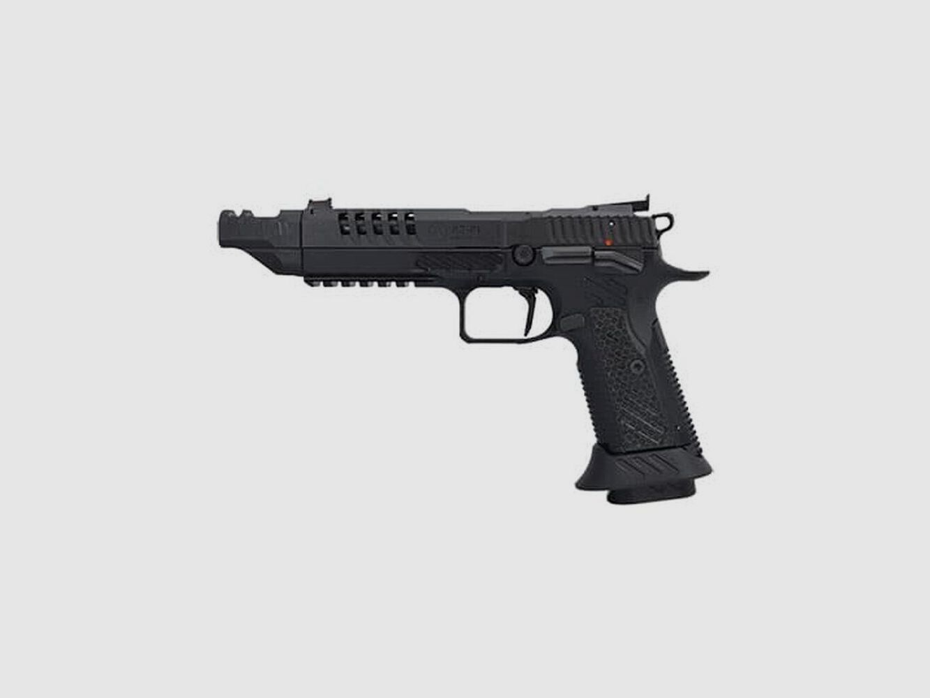 AZ-P1 Special Optics Ready Schwarz – Rotes Faseroptik 9×19