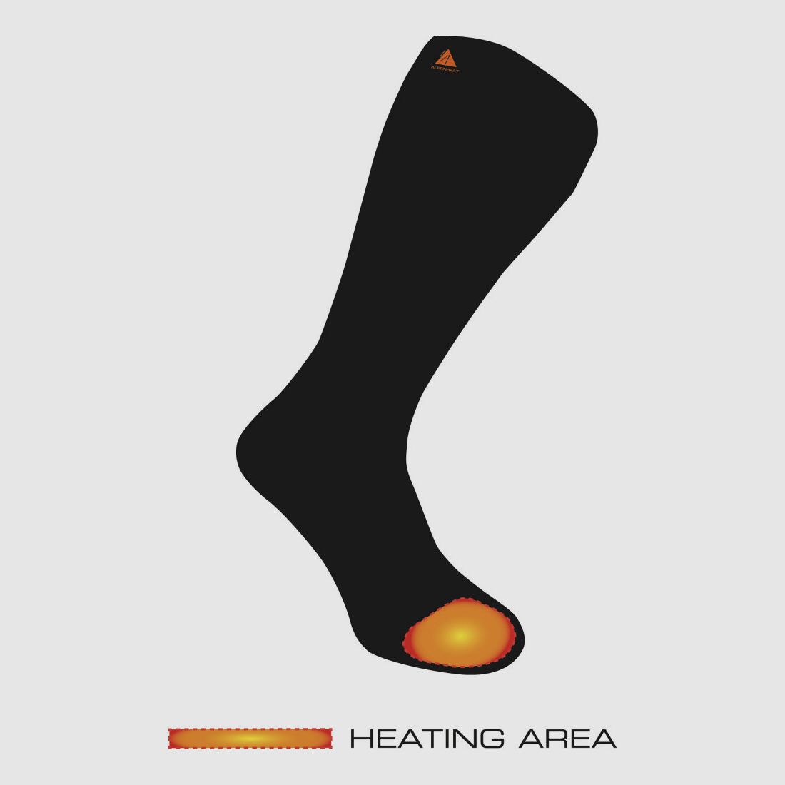 Alpenheat Heizsocken FIRE-SOCKS Baumwolle 1 Paar, Bild 2 von 4