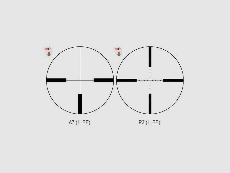 Hunting Scope Schmidt & Bender 4-16x50 Classic / Reticle optionally A7 (1. BE) or P3 (1. BE)