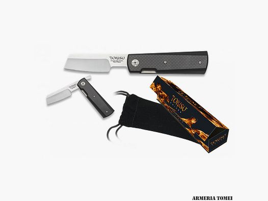TOKISU – COLTELLO LAMA RASOIO MANICO FIBRA DI CARBONIO