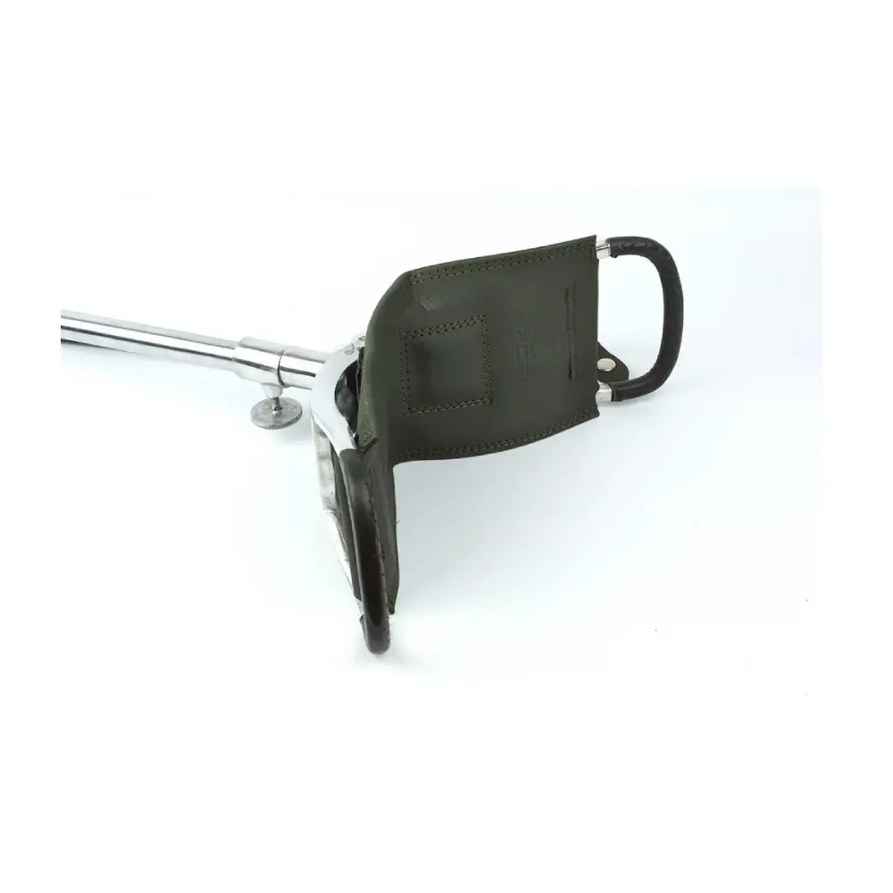 Steel and Leather Seat Stick, image 3 of 3