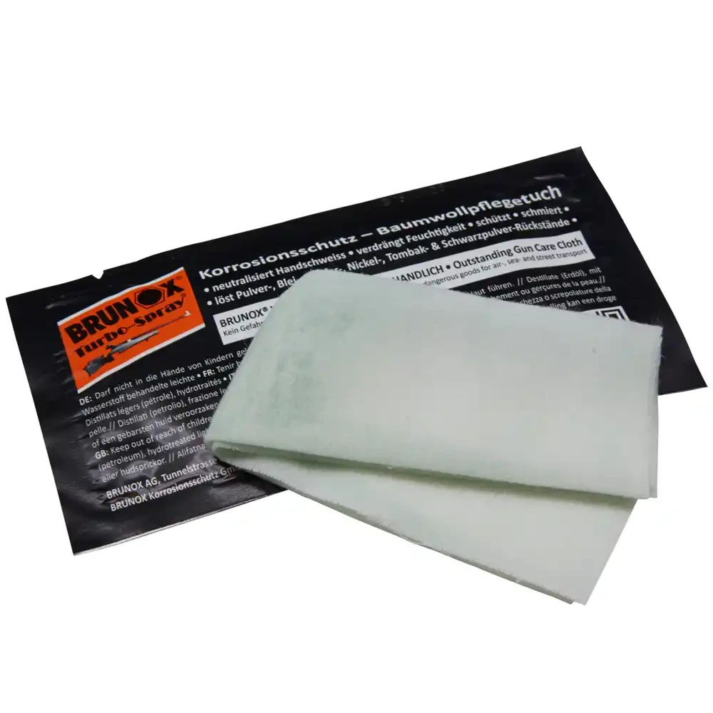 BRUNOX® Entretien des armes® Chiffon d'entretien des armes, Boîte de 5 Chiffons