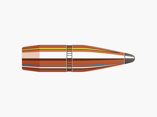 CAJA DE 100 BALAS HORNADY 30 CAL .308 180 GRS BTSP